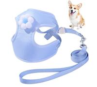 Cat Vest Leashh - Three-Dimensional Flower Cat Leashh | Pet Vest I-Shaped Chest Harness, Adjustable Escape Proof Small Cat, Dog Harness with Durability, Breathable Jacket for Pet Kitten Puppy Rabbit