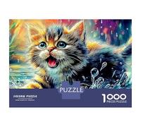 Cat View 1000 Piece Sturdy Cardboard Jigsaw Puzzle Cosmic Nebula for Collectors, Ultra Difficult Challenge, Party Puzzle Game, Best Gift for Puzzle Lovers 70x50cm/1000pcs