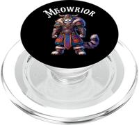 Cat Viking Pun Meowrior Nordic Norse Warrior Women Men Kids PopSockets PopGrip for MagSafe
