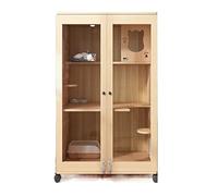 cat villa Cat Cage Home Litter Double-decker Villa House Indoor Closed Cabinet Wooden