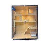 cat villa Cat Cage Villa Home Indoor Cabinet House Luxury Large Double-storey