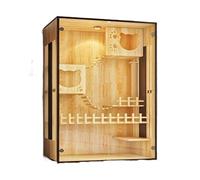 cat villa Cat Villa Plate Side Transparent Luxury House Breeding Cage Display Cabinet Bed Pet Room