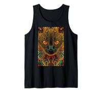 Cat Vision Energy Flow Feline Imagination Mind Pet Eyes Tank Top
