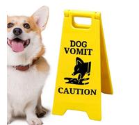 Cat Vomiting Sign Vomiting Warning Sign | 3D Printed Warning Sign for Vomit | Novelty Desk Funny Cat Signs for Home Classroom Bathroom Vintage Cat