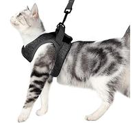 Cat walking anti-escaping seat belt with leash, 360° surround adjustable soft vest kitten and dog seat belt, out-of-the-go leash cat harness, for kittens, puppies and rabbits