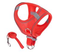 Cat Walking Harness Soft Mesh Vest with Reflective Safety Strips