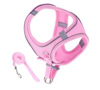 Cat Walking Harness | Soft Reflective Mesh Vest Harness and Lead - Puppy Collar Pet Supplies for Small Medium Large Animals Travel Backpack Outdoor Hiking