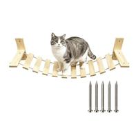 Cat Wall Bridge Stable and Compact Activity Centre for Kittens | Wall Climbing Structure for Living Room Bedroom For Perch, Play, Relax and Exercise, Home