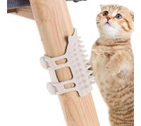 Cat Wall Brush - Corner Grooming Tool, Adjustable Silicone Automatic Scraper for Wall Corners | Portable Massage Brush to , Remove Tangles, Your