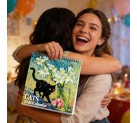 Cat Wall Calendar 2026 - January - December 2026 - Funny Calendar for 12 Months with Cats | for Kittens Lovers for Home, Salon, Office and