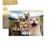 Cat Wall Calendar for the Year 2026,12 Month Appointments and Events Reminder | Lovely Cats Calendar,For Adults Kids Students Teachers Bedroom Classroom Home