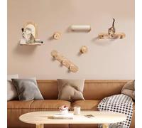 Cat Wall Mounted Furniture Set - Multi-Level Shelves for Sleeping, Playing, and Climbing, Space-Saving Cat Wall Perch