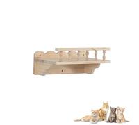 Cat Wall-Mounted Solid Wood Climbing Frame, Cat Climbing Wall,cat Shelves and Perches for Wall, for Cats Playing, Sleeping(S5)