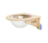 Cat Wall Shelf with Clear Bubble Suction Cup, Pet Lounge Window Perch for Cats, Wall-Mounted Cat Bed, Indoor Hammock for Cats, Suitable for Workplaces, Kitchens & Living Rooms