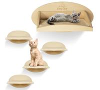Cat Wall Shelves - Cat Shelf with Cozy Cushion, Sturdy Floating Shelf with Easy Install & Hardware | Perfect Cat Hammock for Wall - Comfy Cat Wall Furniture