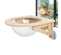 Cat Wall Shelves Clear Bubble Suction Cup Window Cave
