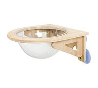 Cat Wall Shelves - Hemispherical Cat Hanging Bed, Clear Bubble Suction Cup Pet Cave | Pet Wall Perches | for Workplace Kitchen Living Room Home Indoor Apartment Corner Climbing Frame