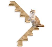 Cat & Wall Shelves Stairs with Sisal Rope - Cat Wall Steps/Ladder Furniture & Supplies (Catstairs 2Pack-4Steps)