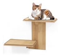 Cat Wall Shelves - Sturdy Cat Shelves for Wall Large Cats Set, Premium Cat Wall Furniture for Large Cats, Tree-Shaped Wall-Mounted Perch with Sisal Mat for Climbing, Playing, and Lounging
