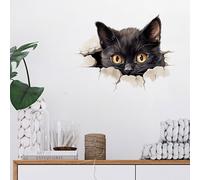 Cat Wall Sticker Cute Cat Stickers Wall Decorations Waterproof Self Adhesive Cartoon Wall Sticker for Home Decor 1020