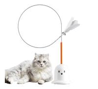 Cat Wand, Cat Wand, Interactive Suction Cup Kitten Toys | Portable Cat Interactive Teaser Wand with Bell for Cat Practice
