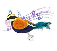 Cat Wand Featherr - 13 * 4.5 * 6cm Floppy Bird Toys, Catnip Squeaky Sound Plaything | Interactive Bird Shape For Kittens Cats Pet Towers Trees Scratching Posts Activity Centers Indoor Play