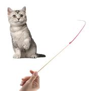 Cat Wand - Funny and Stimulating Toy for Cats, Contains Colourful Feathers and Crackling Sounds, Promotes Playful Behaviour, Ideal for Kittens and Adult Cats, Ideal for Interactive