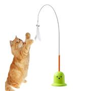 Cat Wand - Interactive Suction Stage Toys for Indoor Kittens, Cat Teasers | Portable Cats with a Bell for Training Reducing the