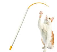 Cat Wand Toy, Cat Wand, Cat Teaser with Wand Toy 20 Inch - Flexible Indoor Cat Toys, Interactive Cat Toy, Pes Cane