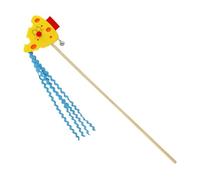 Cat Wand Toy - Colorful Funny Bell Game,Interactive Cat Wand - for Small Medium Breed Kittens Indoor Home Outdoor Pet