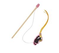 Cat Wand Toy | Kitten Tassel Design Funny Teaser Wand Boredom - Interactive Cat Toys - Stimulation Hunting Exercise Entertainment Play Indoor