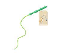 Cat Wand Toy - Silicone Standard Size Lightweight | Interactive Teaser Wand, Kitten Exercise, Waterproof Pet Play Stick | Encouraging Hunting Instinct Reducing Scratching Training