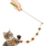 Cat Wand Toy, Stick for and Interactive Games with Fruit Design | Sticks for Cats | Indoor Play for Kittens with Fish and Mice and Against the Cat
