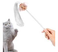 Cat Wand Toys for Indoor Cats, Cute Pet Play Teaser Wand, Interactive Catcher Teaser Cat Teaser Wand with Tassel and Bears Cat Wand Toys for Pet