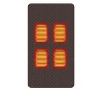 Cat Warmer Pad - 4 Zone Temperature Control, Adjustable Fast USB, Heated Bed Device | Breathable Pet Heating Mat, Travel Comfort