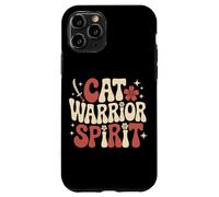 Cat Warrior Spirit Retro Samurai Anime Aesthetic Case for iPhone 11 Pro