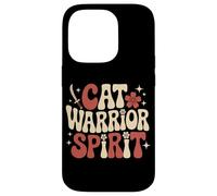 Cat Warrior Spirit Retro Samurai Anime Aesthetic Case for iPhone 14 Pro