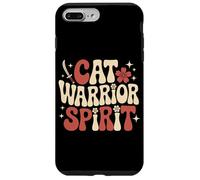 Cat Warrior Spirit Retro Samurai Anime Aesthetic Case for iPhone 7 Plus/8 Plus