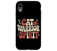 Cat Warrior Spirit Retro Samurai Anime Aesthetic Case for iPhone XR