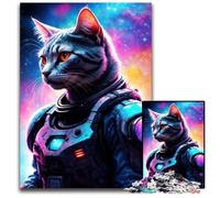 Cat Warriors Jigsaws 1000 Pieces for Adults Puzzles for Adults Intricate Design for Teenagers DIY Decor And BrainBoosting Fun 1000 PCS(75x50cm)
