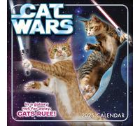 Cat Wars 2025 Mini Calendar, 7" x 7"