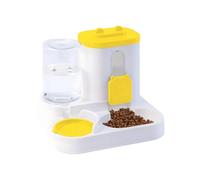 Cat Water And Food Dispenser | 2-in-1 Large Capacity Pet Feeder,Spill Proof Automatic Food And Water Dispenser For -Living Room Vacation Puppy Bunny Dogs Cats Kitten Indoors Home
