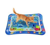 Cat Water Bed, Anti-Scratch Sensory Play Mat Cats and Kittens, Indoor Comfort Enrichment Toy Summer Cooling, Interactive Animal Pad for Home, Pool, or Play Area