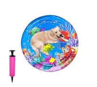 Cat Water Bed Play Mat | Sensory Water Pad with Inflatable Pump - 65 cm Baby-Friendly Crawling Pad Cooling Pad for Home Indoor and Outdoor Use