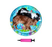 Cat Water Bed - Sensory Scratch-Resistant Play Mat, Portable Inflatable Pad Cooling Toy for Puppy Room Kitchen Floor Indoor The filled structure of the water smooths drainage