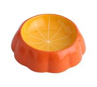 Cat Water Bowl - Fruit Pattern Ceramic Pet Feeder Dish,Non-Slip Dog Water Bowl - for Dining Area Bedroom Kitchen Home Apartment Travel