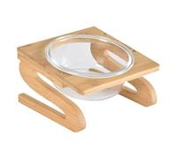 Cat Water Bowl - Reusable Tilted Elevated Dog Bowls, Food Feeding Bowls For Pet | Raised Cat Food Bowls For Small To Medium Dog And Cat Pet Bowl, Anti-slip Base, Ceramic, Prevents Whisker