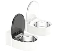 Cat Water Bowl - Toilet Shaped Raised Funny Bowl | Automatic Cat Feeding Bowl | Cute Pet Feeding - for Kittens, Puppies, Pets, Home, Bathroom, Living Room, K