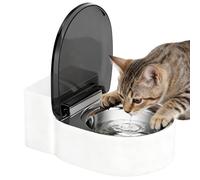 Cat Water Dish Toilet Shaped Raised Non Spill Dispenser