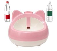 Cat Water Dispenser Stand, Non-Slip, Removable, Leak-Proof | cat trough feeder for kitten rabbit puppy cat breeding floor cage home apartment pet store